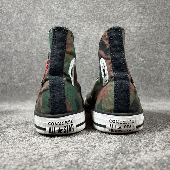 Converse Chuck Taylor All-Star Hi 162875C Mens 9 Womens 11 Camo Rose Patch Shoes main image 11